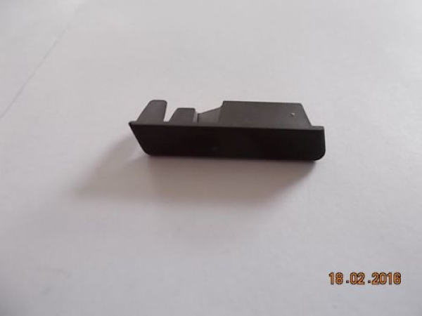 Endkappen für Flügelabdeckprofil rechts, braun